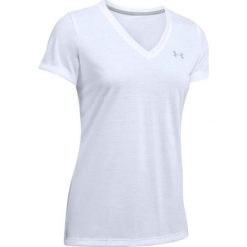 Topy sportowe damskie: Under Armour Koszulka damska Threadborne Train biała r. S (1290179-100)