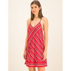 Koszula nocna DKNY YI2619498. Czerwone koszule nocne damskie DKNY, xs, bez wzorów, z poliesteru, bez rękawów. W wyprzedaży za 199,00 zł.