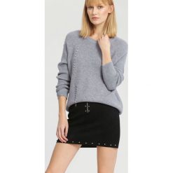 Szary Sweter A Little Love. Szare swetry klasyczne damskie marki other, na jesień, l. Za 99,99 zł.