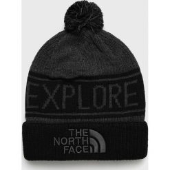 The North Face - Czapka. Szare czapki męskie The North Face, na zimę, bez wzorów, z dzianiny. Za 119,90 zł.