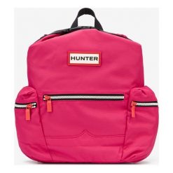 Hunter Original Mini Plecak Różowy. Różowe plecaki męskie Hunter, bez wzorów, z materiału. Za 438,95 zł.