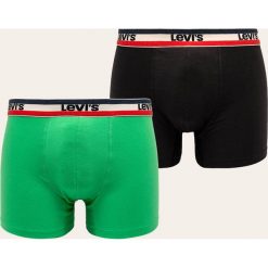 Levi's - Bokserki (2-pack). Zielone bokserki męskie Levi's®, bez wzorów, z elastanu. W wyprzedaży za 69,90 zł.
