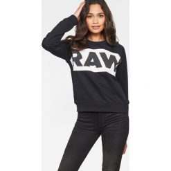 G-Star Raw - Bluza. Czarne bluzy damskie marki G-Star RAW, s, z nadrukiem, z elastanu, bez rękawów, bez kaptura. W wyprzedaży za 329,90 zł.