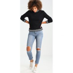 Bluzy rozpinane damskie: Obey Clothing QUINN MOCK NECK Bluza black