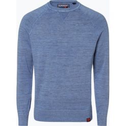 Superdry - Sweter męski, niebieski. Swetry męskie Superdry. Za 199,95 zł.