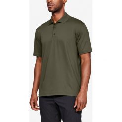 Under Armour Tactical Performance Polo Koszulka Zielony. Zielone podkoszulki męskie Under Armour, xxl, bez wzorów, z poliesteru, bez rękawów. Za 257,95 zł.