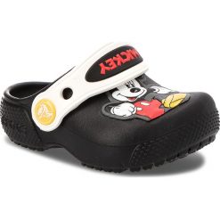 Klapki CROCS - Fun Lab Mickey Clog K 205113 Black. Czarne sandały chłopięce Crocs, z tworzywa sztucznego, bez zapięcia. W wyprzedaży za 139,00 zł.