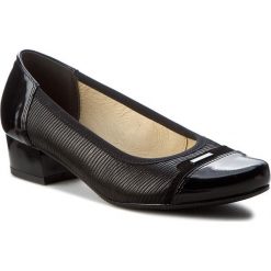 Półbuty SERGIO BARDI - Audrey FS127233917NC 701. Czarne półbuty damskie skórzane Sergio Bardi, eleganckie, na obcasie. W wyprzedaży za 169,00 zł.