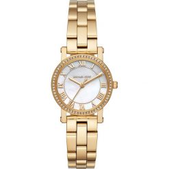 Zegarek MICHAEL KORS - Petite Norie MK3682 Gold/Gold. Żółte zegarki damskie marki Michael Kors. W wyprzedaży za 749,00 zł.