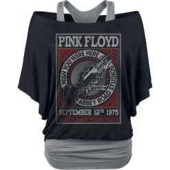 Pink Floyd Abbey Road Studios Koszulka damska czarny/szary. Szare t-shirty damskie marki Pink Floyd, l, z nadrukiem, z dekoltem w łódkę. Za 121,90 zł.