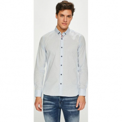 Medicine - Koszula Basic. Niebieskie koszule męskie MEDICINE, s, bez wzorów, z elastanu, casualowe, button down, z długim rękawem. Za 69,90 zł.
