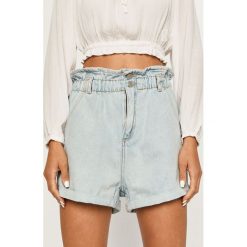 Tally Weijl - Szorty jeansowe. Niebieskie szorty damskie TALLY WEIJL, bez wzorów, z bawełny, casualowe. Za 99,90 zł.