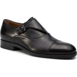 Półbuty BOSS - Stanford 50413426 10208736 Black 001. Czarne buty wizytowe męskie Boss, ze skóry, bez zapięcia. W wyprzedaży za 859,00 zł.