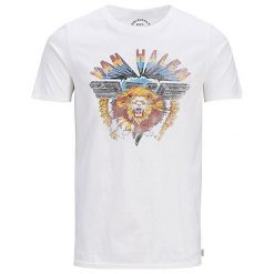 Jack&Jones Męska Koszulkę Jorelectic Ss Crew Neck Chmura Dancer (Rozmiar S). Szare koszulki męskie marki Jack&Jones, s, bez wzorów, bez kołnierzyka, bez rękawów. W wyprzedaży za 45,00 zł.