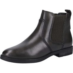 Botki w kolorze czarnym. Czarne botki damskie Tamaris, Caprice, Marco Tozzi, s.Oliver, bez obcasa, bez zapięcia. W wyprzedaży za 175,95 zł.
