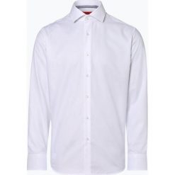 HUGO - Koszula męska łatwa w prasowaniu – Veraldi, czarny. Czarne koszule męskie marki HUGO, m, klasyczne, z klasycznym kołnierzykiem. Za 399,95 zł.