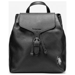 U.S. Polo Assn Manhattan Plecak Czarny. Czarne plecaki damskie U.S. Polo Assn., bez wzorów, ze skóry. Za 740,95 zł.