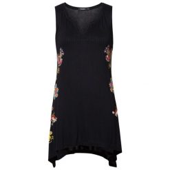 Desigual Koszulka Bez Rękawów Damska Ts Collette S Czarna. Czarne koszulki damskie marki Desigual, s, bez wzorów, bez kołnierzyka, bez rękawów. Za 249,00 zł.