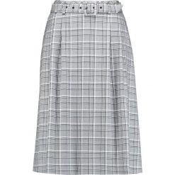 Spódnica w kolorze granatowo-białym. Niebieskie spódniczki damskie Gerry Weber, w paski, z tkaniny, z podwyższonym stanem, midi, rozkloszowane. W wyprzedaży za 169,95 zł.
