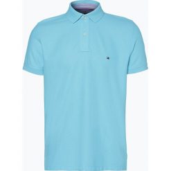 Tommy Hilfiger - Męska koszulka polo, niebieski. Niebieskie koszulki polo męskie TOMMY HILFIGER, m. Za 299,95 zł.