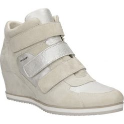 Sneakersy geox d7254d 021bv. Szare sneakersy damskie Geox, ze skóry. Za 699,99 zł.