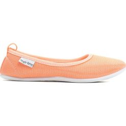 Pomarańczowe Dziewczęce Balerinki Be Clever. Pomarańczowe baleriny dziewczęce Multu, bez wzorów, bez obcasa. Za 14,99 zł.