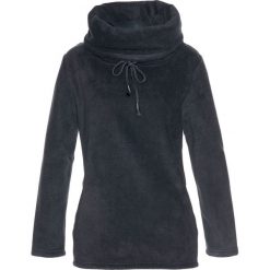 Bluza z polaru bonprix czarny. Czarne bluzy damskie bonprix, bez wzorów, z polaru, bez rękawów, bez kaptura. Za 74,99 zł.
