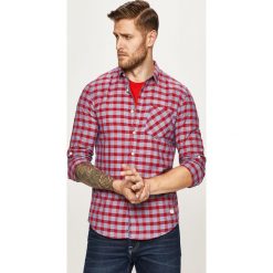 Tom Tailor Denim - Koszula. Niebieskie koszule męskie TOM TAILOR DENIM, xxl, bez wzorów, z bawełny, klasyczne, z klasycznym kołnierzykiem, z długim rękawem. W wyprzedaży za 99,90 zł.