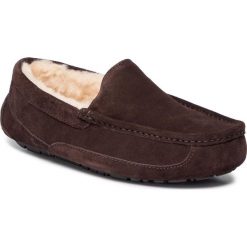 Kapcie UGG - M Ascot 1101110 M/Esp. Pomarańczowe klapki męskie Ugg, z wełny, bez zapięcia. W wyprzedaży za 449,00 zł.