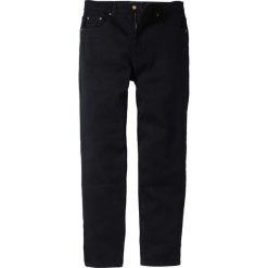 Dżinsy ze stretchem Classic Fit Tapered bonprix czarny. Czarne jeansy męskie bonprix, m, klasyczne. Za 49,99 zł.