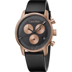 ZEGAREK CALVIN KLEIN CITY K2G17TC1. Pomarańczowe zegarki męskie marki Calvin Klein, ze stali. Za 1529,00 zł.