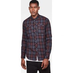 G-Star Raw - Koszula Landoh. Czarne koszule męskie marki G-Star RAW, l, w kratkę, z bawełny, klasyczne, z klasycznym kołnierzykiem, z długim rękawem. W wyprzedaży za 279,90 zł.