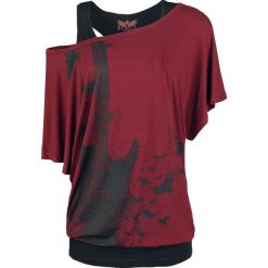 Black Premium by EMP When The Heart Rules The Mind Koszulka damska bordowy/czarny. Czerwone koszulki damskie marki Black Premium by EMP, xl, z nadrukiem, bez kołnierzyka, bez rękawów. Za 144,90 zł.