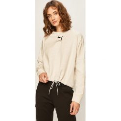 Puma - Bluza. Zielone bluzy damskie Puma, s, z nadrukiem, z bawełny, bez rękawów, bez kaptura. Za 249,90 zł.