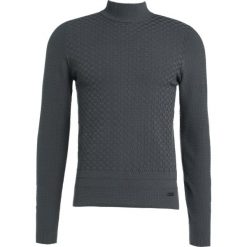 Swetry klasyczne męskie: Armani Collezioni STRUCTURED Sweter grigio