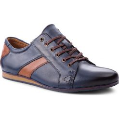 Półbuty SERGIO BARDI - Bernezzo FW127367318IG 107. Niebieskie półbuty męskie Sergio Bardi, na co dzień, bez wzorów, ze skóry, bez zapięcia. W wyprzedaży za 179,00 zł.