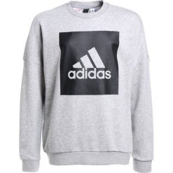 Bluzy męskie: adidas Performance LOGO CREW Bluza melange grey/black