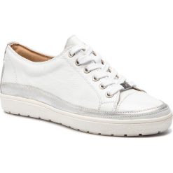 Półbuty CAPRICE - 9-23654-22 White Nappa 102. Białe półbuty damskie skórzane Caprice, na płaskiej podeszwie. Za 269,90 zł.