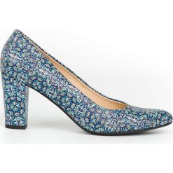 Czółenka w szpic - skóra naturalna - model 972/1 - kolor motyw etniczny. Czarne czółenka damskie Zapato, do pracy, bez wzorów, ze skóry, bez obcasa, na obcasie. Za 319,00 zł.