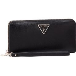 Duży Portfel Damski GUESS - Becca (VG) Slg SWVG77 42460 BLA. Czarne portfele damskie Guess, z aplikacjami, ze skóry ekologicznej. Za 279,00 zł.