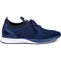 BUTY MĘSKIE SPORTOWE T228 - GRANATOWE. Niebieskie halówki męskie marki Inny, z materiału. Za 59,00 zł.
