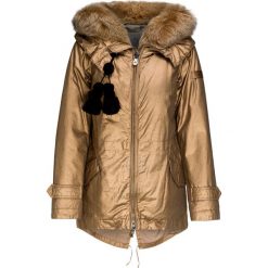 Parka PEUTEREY TSE LM. Brązowe płaszcze damskie Peuterey, bez wzorów, z bawełny, bez kaptura. W wyprzedaży za 3388,00 zł.