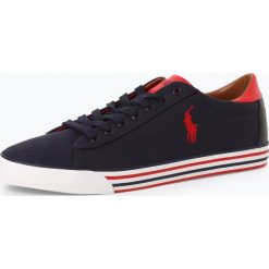 Polo Ralph Lauren - Tenisówki męskie – Harvey, niebieski. Niebieskie trampki męskie marki Polo Ralph Lauren, bez wzorów, bez zapięcia. Za 399,95 zł.