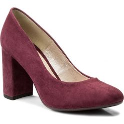 Półbuty BALDACCINI - 100950-A Bordo Zamsz. Czerwone półbuty damskie skórzane Baldaccini, eleganckie, na obcasie. W wyprzedaży za 209,00 zł.