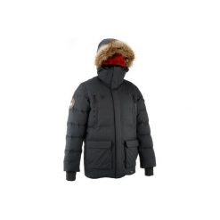 Parka trekkingowa Arpenaz 1000 Raindown męska. Brązowe parki męskie marki SOLOGNAC, l, z materiału. Za 799,00 zł.