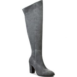 Buty zimowe damskie: Muszkieterki QUAZI – 2409 Szary