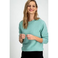 Sweter w kolorze turkusowym. Niebieskie swetry damskie Garcia, xxl, bez wzorów, z bawełny, bez rękawów, bez kaptura. W wyprzedaży za 89,95 zł.