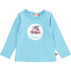 Koszulka "Tyler 305" w kolorze turkusowym. Niebieskie t-shirty chłopięce marki LEGO Wear, z nadrukiem, z bawełny, z długim rękawem. W wyprzedaży za 42,95 zł.