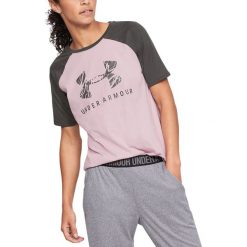 Under Armour Baseball Koszulka Różowy. Różowe koszulki damskie Under Armour, m, z nadrukiem, z bawełny, bez kołnierzyka. Za 171,95 zł.