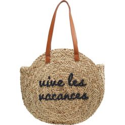 Whistles VIVE LE VACANCES ROUND BAG Torba na zakupy natural. Brązowe torby damskie na zakupy marki Whistles. Za 439,00 zł.